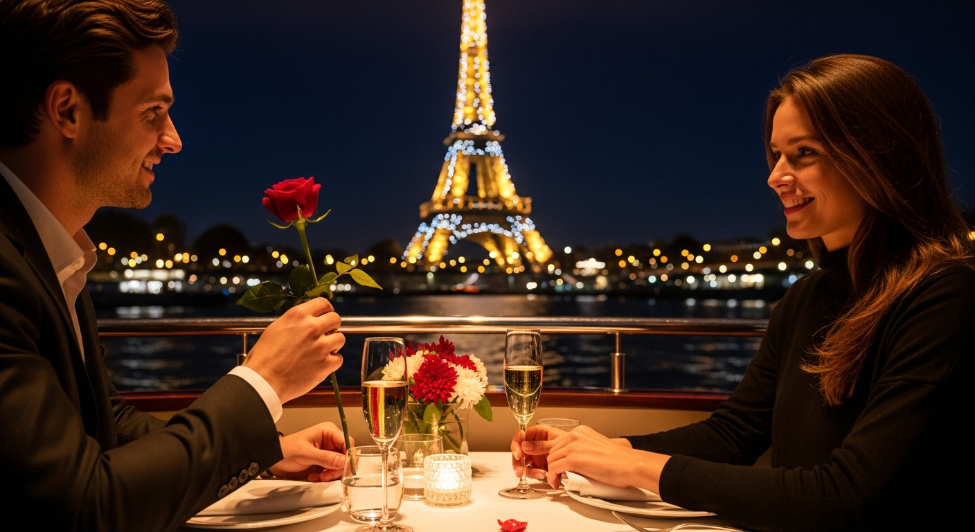 Dîner croisière romantique à Paris : une expérience unique sur la Seine
