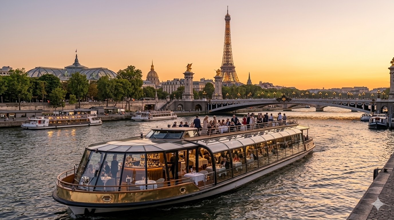 Quelle différence entre bateau mouche et croisière sur la Seine ?